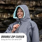 Osprey Changing Robe Kids Adults Waterproof Hooded Unisex Grey S view 4
