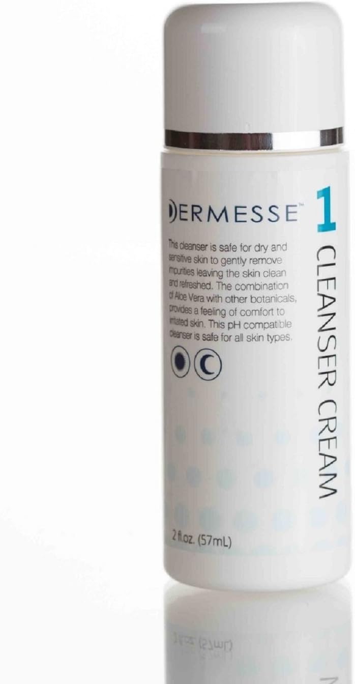 Dermesse  CLEANSER CREAM 8oz (ideal for normal to dry skin). Results in fresh, clean, healthy skin.