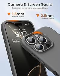 OuXul Designed for iPhone 16 Pro Case,Shockproof