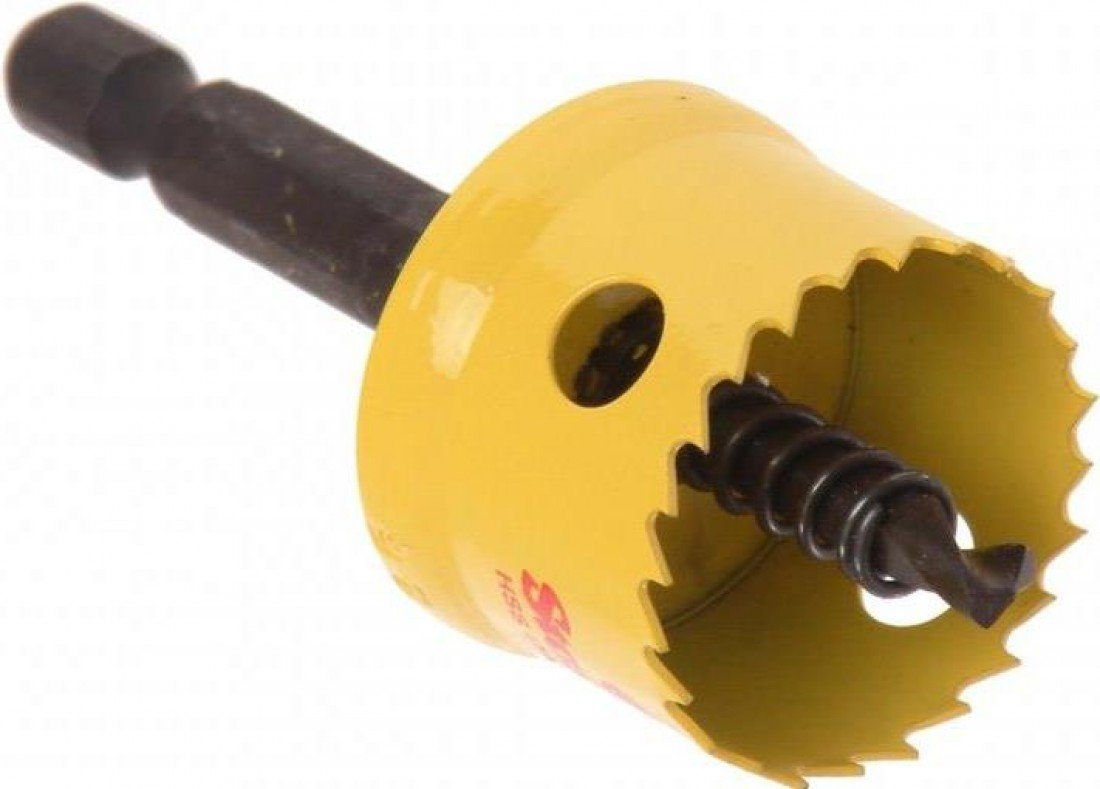 Starrett HSS Bi-Metal Hole Saw - CSC29 Cordless Smooth Cutting Hole Saw - For Wood Plastics Steel Various Materials - 29mm