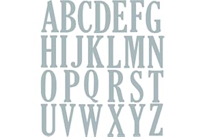 Briartw 26 Uppercase Letters Cutting Dies,(10cm) 4 Inch High Alphabet Metal Stencil for Cards Making,DIY Scrapbook,Handmade Invitation Card Postcard,Release Stress,Embossing Decoration Crafts Tool