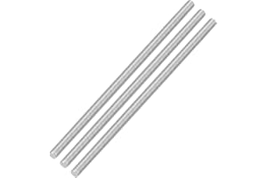 uxcell 3Pcs Fully Threaded Rod, M12 x 300mm 304 Stainless Steel Right Hand Thread Bar Studs M12-1.75 Thread Pitch for Furnitu