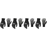 GORILLA GRIP All Purpose Work Gloves, XLarge, 25 Pack, Black and Gray