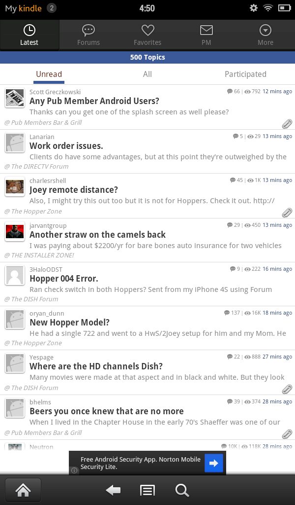 SatelliteGuys Reader Appstore for Android