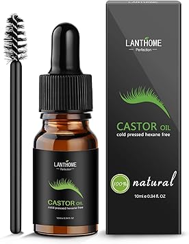 Huile De Ricin Bio Pressée à Froid Pure Soin 100