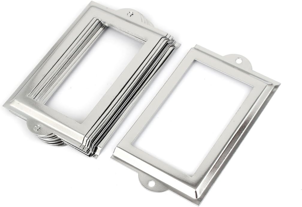 Bestbling Crystal Business Card Holder - Rhinestone Desk Display Stand (Silver)
