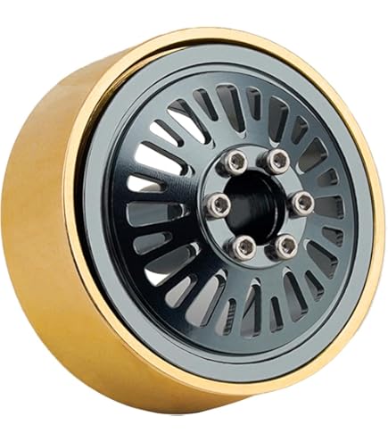 Jantes Beadlock 1.3 Pouces FLYXM Pour RC 1/18 1/24 - Compatibles Axial, TRX4M, Redcat