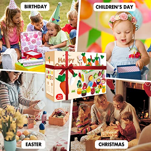 Wooden Farm Carrots Harvest Toddler Montessori Toys for 3 4 5 Year Old