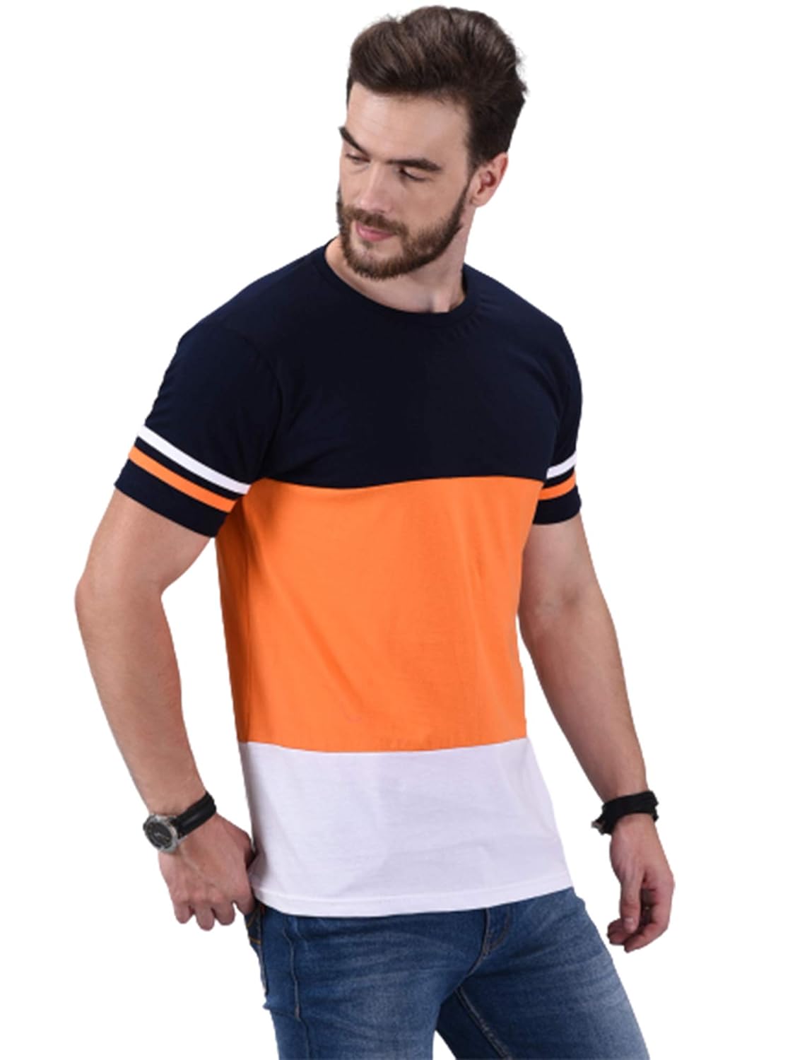 orange designer t shirt