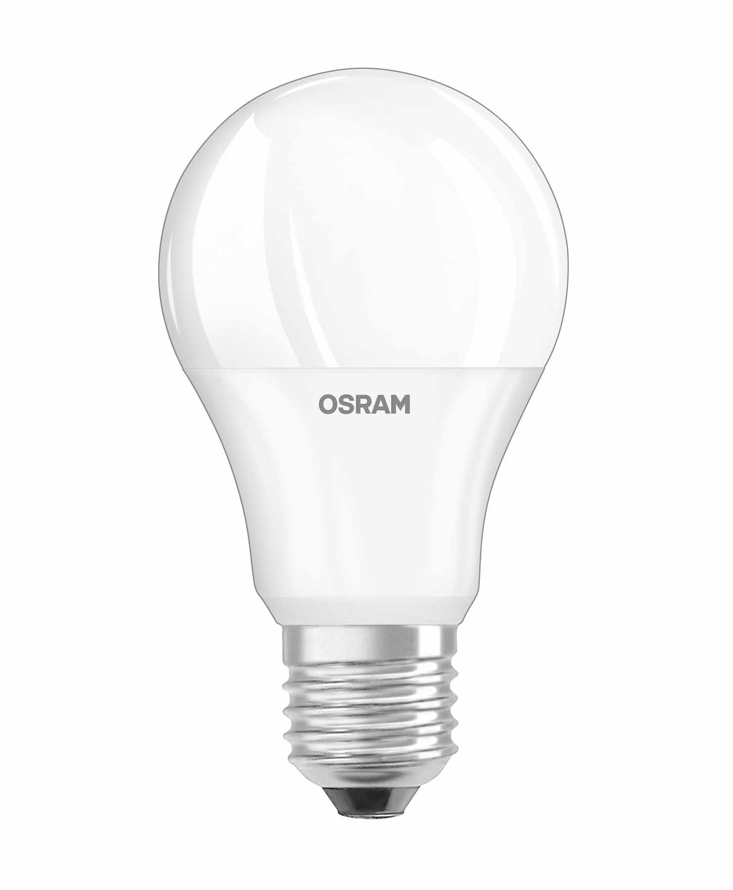 OSRAM LED Relax and Active Classic A/LED lamp, Classic Bulb Shape: E27, 8 W, 220…240 V, 60 W Replacement, Frosted, Warm WhiteCool White, 2700 K, 1pack — image 1