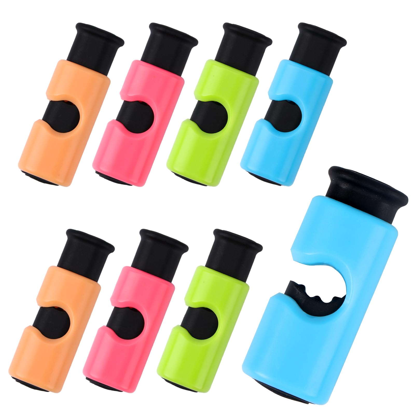 Photo 1 of AmoreAngel Crafts 8 Pack Bread Bag Clips, Squeeze Lock Food Bag Clips, Plastic Sealing Clip for Bread, Snacks, Chips, 4 Colors, Easy Grip, Airtight Seal