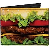 Wallet Bifold Canvas Hamburger Vivid