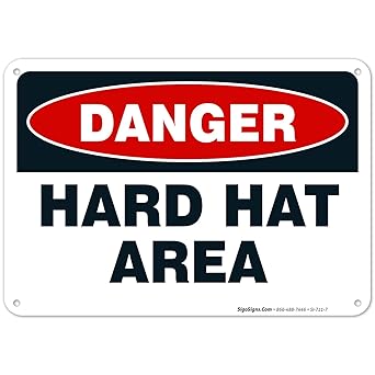 Hard Hat Area Sign Construction Sign Danger Sign 10x7 Rust Free Aluminum Weather Fade Resistant Easy Mounting Indoor Outdoor Use Made In Usa By Sigo Signs Amazon Com Industrial Scientific Hard Hat Area Sign Construction Sign Danger Sign 10x7 Rust Free Aluminum Weather Fade Resistant Easy Mounting Indoor Outdoor Use Made In Usa By Sigo Signs Amazon Com Industrial Scientific