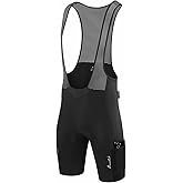 Przewalski Men's Cycling Bib Shorts for Gravel Bike, 4D Padded Biking Bib Shorts Riding Bicycle Tights