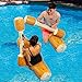 FUDOSAN Inflatable Pool Floats Pool Party Play Boat Raft Collision Toys Wood Grain Seat Mounts Water Swimming Floating Row for Kids/ Adults, Max Weight 160 lbs
