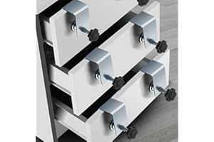 2Pcs Cabinet Installation Clamp Zinc Drawer Fixing Clip Adjustable Cabinet Hardware Jig Portable Front Drawer Woodworking Cla