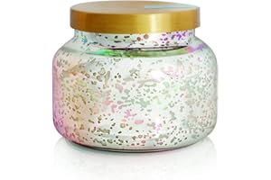 Capri Blue Mercury Iridescent Scented Candles for Home - Long Lasting Decorative Jar Luxury Candles - Gifts for Women & Men - Soy Wax Blend - Volcano (19 oz)