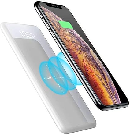 Amazon モバイルバッテリー 軽量 大容量 12000mah ワイヤレス充電器