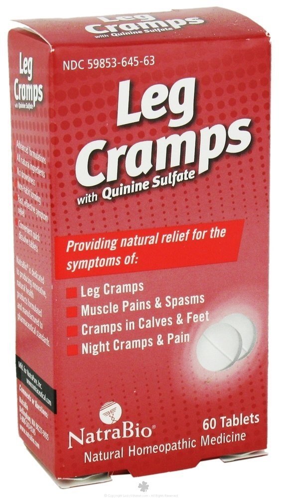 Natrabio Leg Cramps With Quinine Sulfate 60 Tablets Buy Online In Solomon Islands At Solomon Desertcart Com Productid 24931058