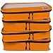 Dot&Dot Slim Packing Cubes for Travel - 4 Piece Luggage Accessories Organizers