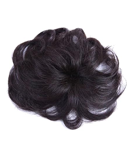 Buy 2 Natural Black Remeehi 6 Curly Human Hair Seamless Fluffy