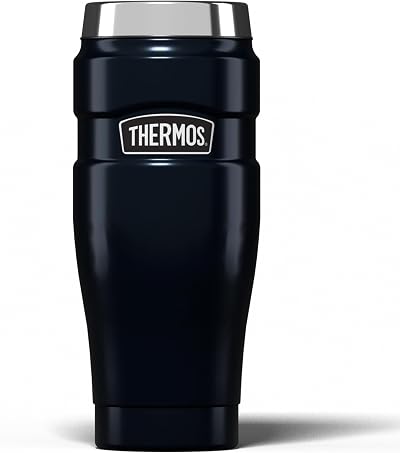 Thermos Stainless King Travel Tumbler 470ml Insulated Hot Cold Midnight Blue