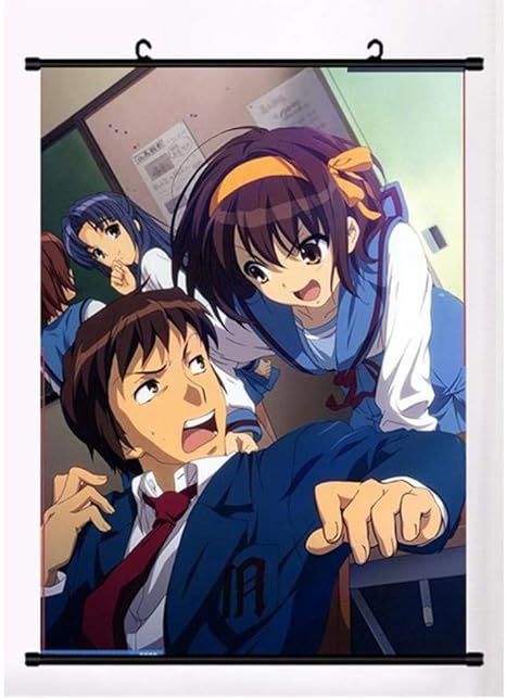 Amazon アニメ涼宮ハルヒの壁画壁画ポスター壁掛けポスターオタクアニメーション周辺ファンギフト 40x60cm 16inchx24inch アニメ 萌えグッズ 通販