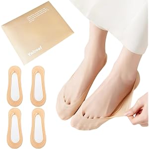 Ynireel No Show Socks Women for Flats Non Slip Invisible Hidden Ultra Low Cut Socks Shoe Size 6-8/8-10