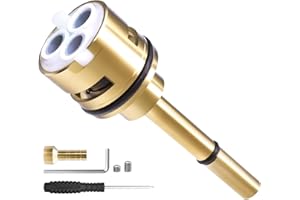 RP51918 3 Setting Diverter Cartridge Replacement Kit Compatible With R11000 R22000 Faucet Valve, 3 Way Shower Diverter Valve,