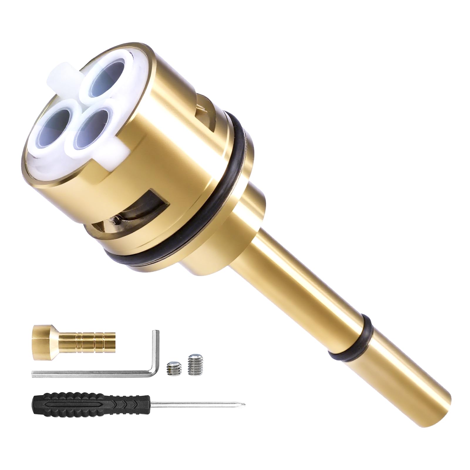 Photo 1 of RP51918 3 Setting Diverter Cartridge Replacement Kit Compatible With R11000 R22000 Faucet Valve, 3 Way Shower Diverter Valve, No Leakage Brass Construction