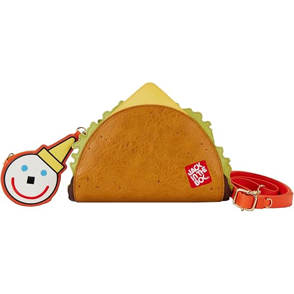 Loungefly Jack In the Box Late Night Taco Crossbody Bag: Handbags