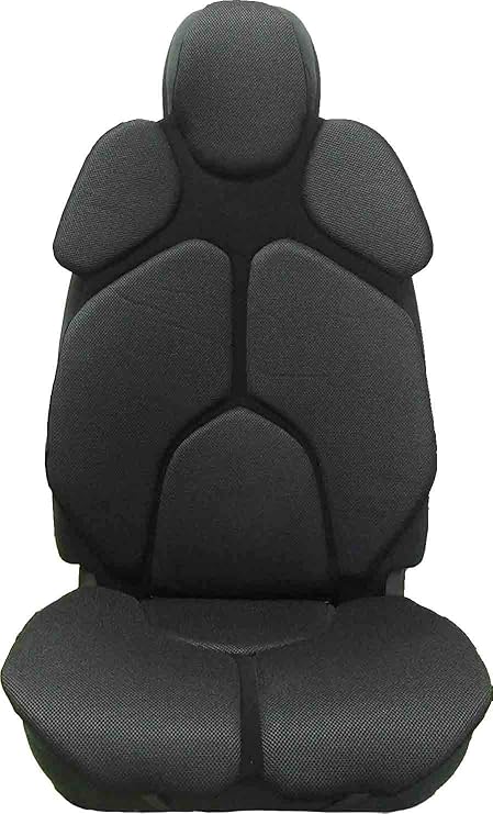 Amazon Co Jp トリコローレ ドライビングサポートクッション 汎用 メッシュ フロント １席分 前席 運転席 助手席 圧力分散 未来シート 黒 ブラック 1adsc01 Euros ホーム キッチン