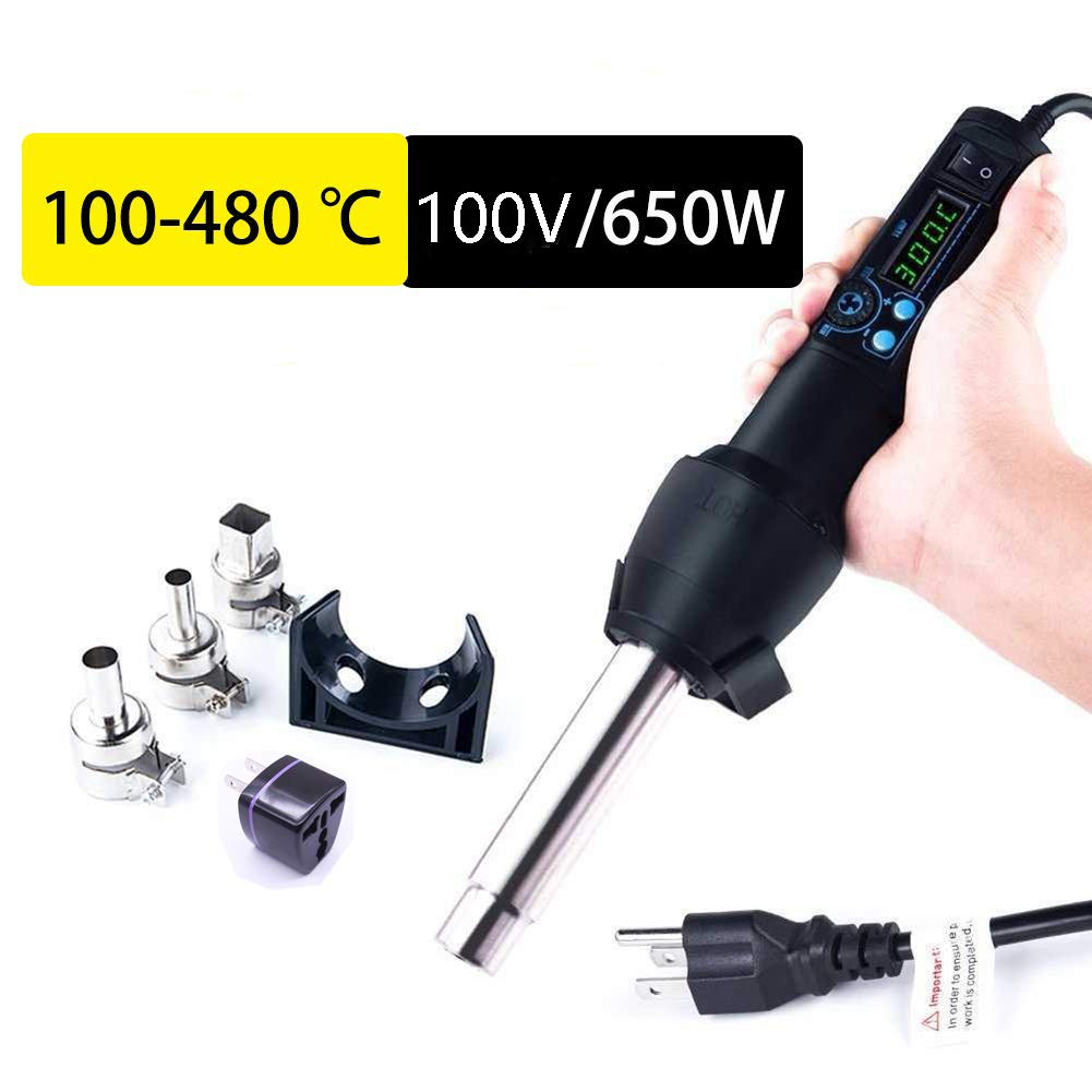 Mua Tseco ヒートガン ホットエアガン 熱風溶接機 ヒーティングガン 多機能熱風工機 ヒーティングツール 超強力 手持ち 静電気防止設計 携帯型 ポータブル ミニ 温度調節可能 熱処理 補修 溶接 はんだ プラジェットdiy作業 摂氏 華氏デジタル表示付 日本専用変換プラグ