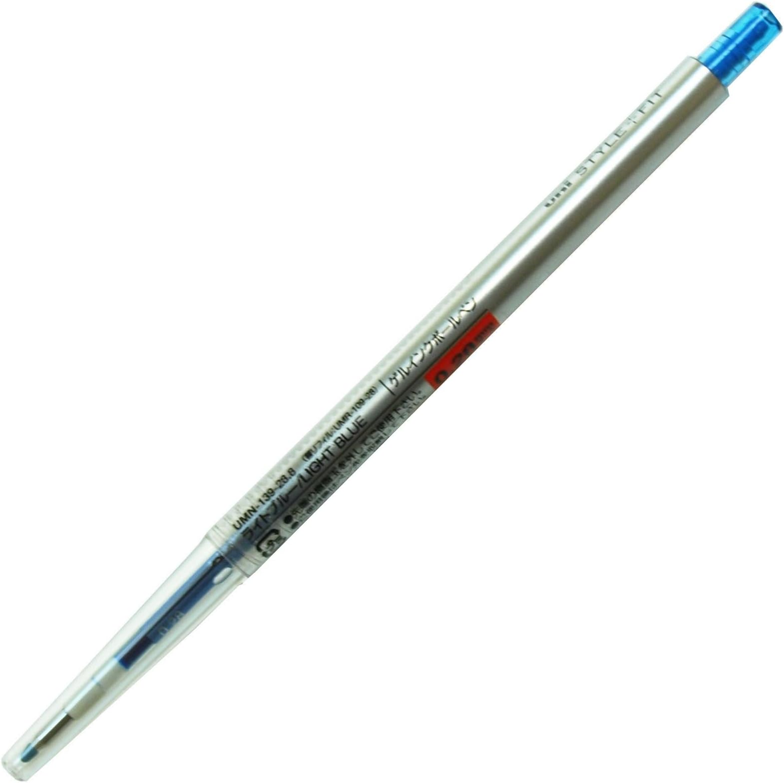 Uni Style Fit Single Color Slim Gel Ink Pen - 0.28 mm - Light Blue