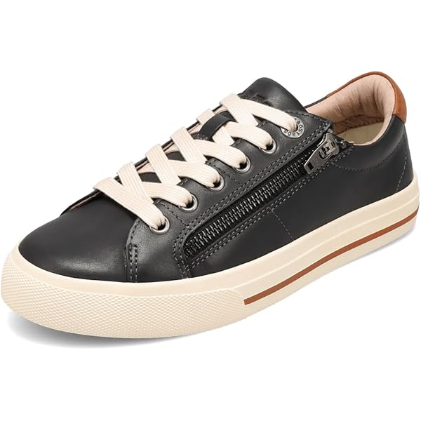 たかピ! Amazon.com | Taos Women's, Zipster Sneaker White | Fashion