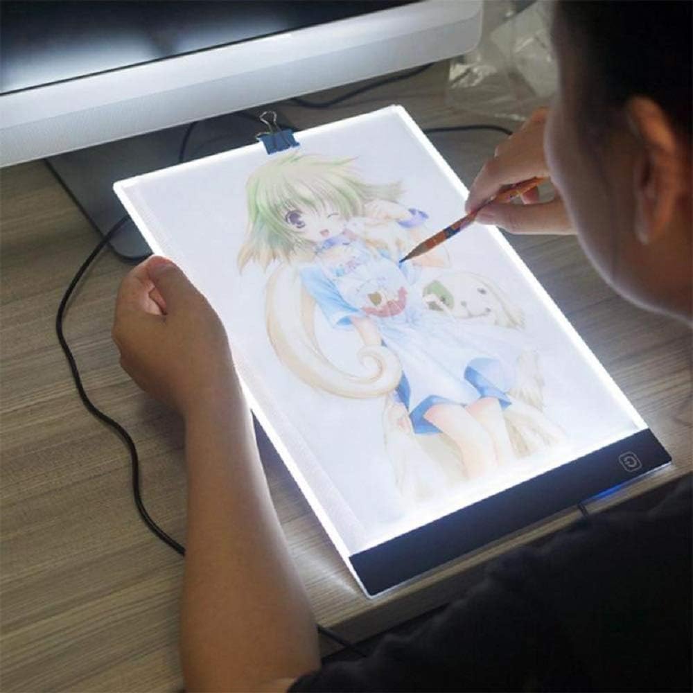 Light Box Tracing Portable A4 LED Digital Graphic Drawing Tablet Pad Artist Stencil Board Writing Tablet LED Sign Display Panel