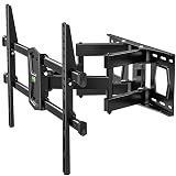 USX MOUNT Full Motion TV Wall Mount for 42-82 Inch TVs up to 120lbs, Wall Mount TV Bracket with Articulating Swivel Tilt Extension Leveling, Max VESA 600x400mm Fits 12/16" Wood Stud