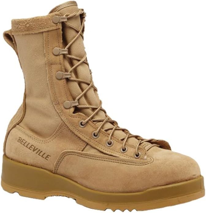 Belleville Men's Hot Weather Steel Toe Flight Boot Tan