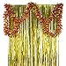 JOYIN Metallic Foil Fringe Shiny Gold Curtain with Two Bonus Fringe Garlands for Parties and Event Decorations Photo Booth Decorations