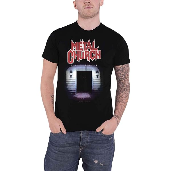 T-Shirt Metal Church - Taille XL - Noir - Neuf Sans étiquettes - Style Rock Metal Biker