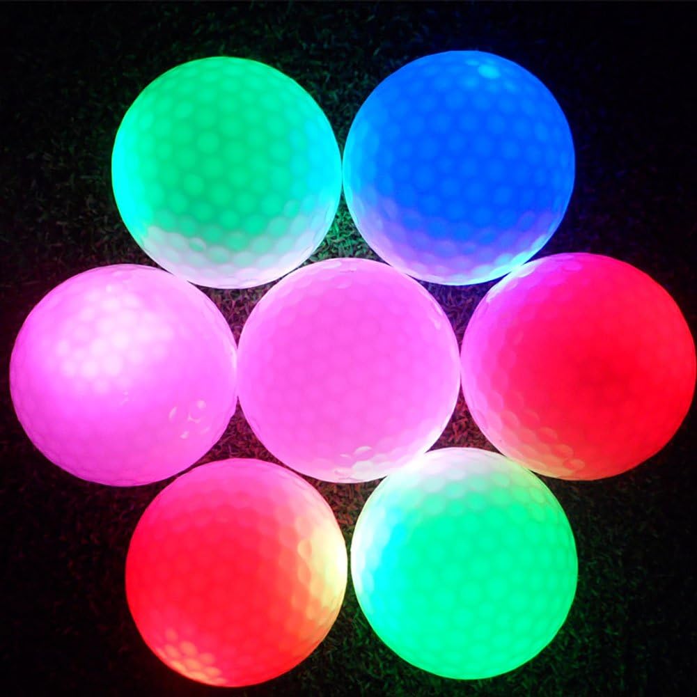 1PCS LED Light Up Golf Ball, Best Hitting Ultra Bright Color Flashing