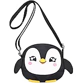 DEEKEY Little Girls Purses for Kids - Toddler Mini Cute Princess Handbags Shoulder Crossbody Messenger Bag Toys Gifts