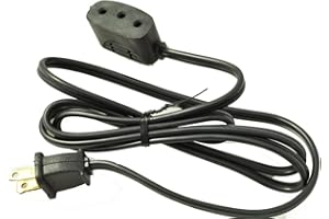 NGOSEW Power Lead Cord Fits Singerr Models 401, 403, 404, 3 pin Plug