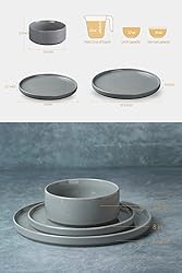 Famiware Nebula Plates and Bowls Set, 12 Pieces
