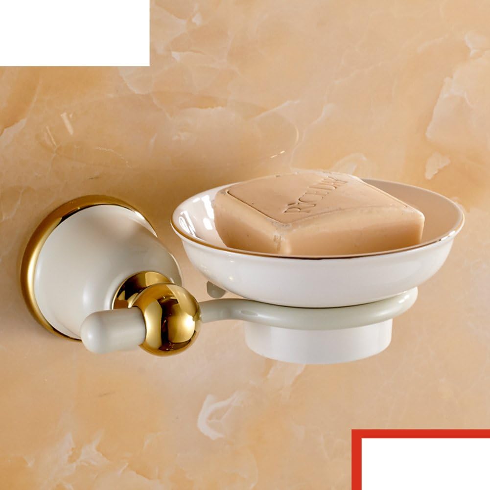 Continental grilled white paint chrome platter/All copper soap dish/Antique Soap grid/Soapbox-A