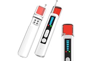 MGMCM Hidden Camera Detectors, Portable Camera Detectors, Bug Detector Rf Wireless Signal Scanner, GPS Tracker Detector for Home, Hotel, Travel, Office, Bathroom, 6 Levels Sensitivity