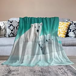 citari Polar Bear Blanket Polar Bear Gifts for