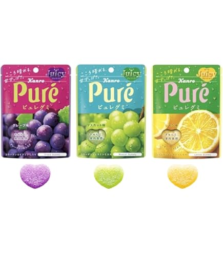 Amazon.com : Kanro Pure Gummy Series (Lemon, Pack of 6) : Grocery
