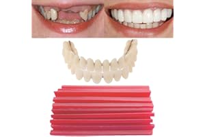 WOMCARE Do It Yourself Fake Tooth Repair Kits for Making Temporary Partial or Full Dentures,Tooth Fixing Kit for regaining Condident Smile