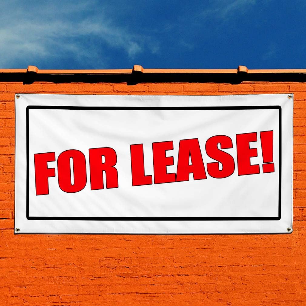 Vinyl Banner Sign for Lease Multiple Sizes Available 6 Grommets